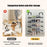54x26x78cm 4-Tier Shoe Rack Organizer Home Entryway Space-Saving Shoes Storage Shelf - 3
