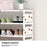 7 Layers Space Saving Shoe Rack Shoe Storage Organizer Shelf for Apartment Entryway, 54 x 26 x 106cm - Grey - 6