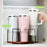 For Stanley Cup Holder 360° Rotating Organizer For Desk Storage Rubber Wood Mug Rack - 5