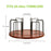 For Stanley Cup Holder 360° Rotating Organizer For Desk Storage Rubber Wood Mug Rack - 6