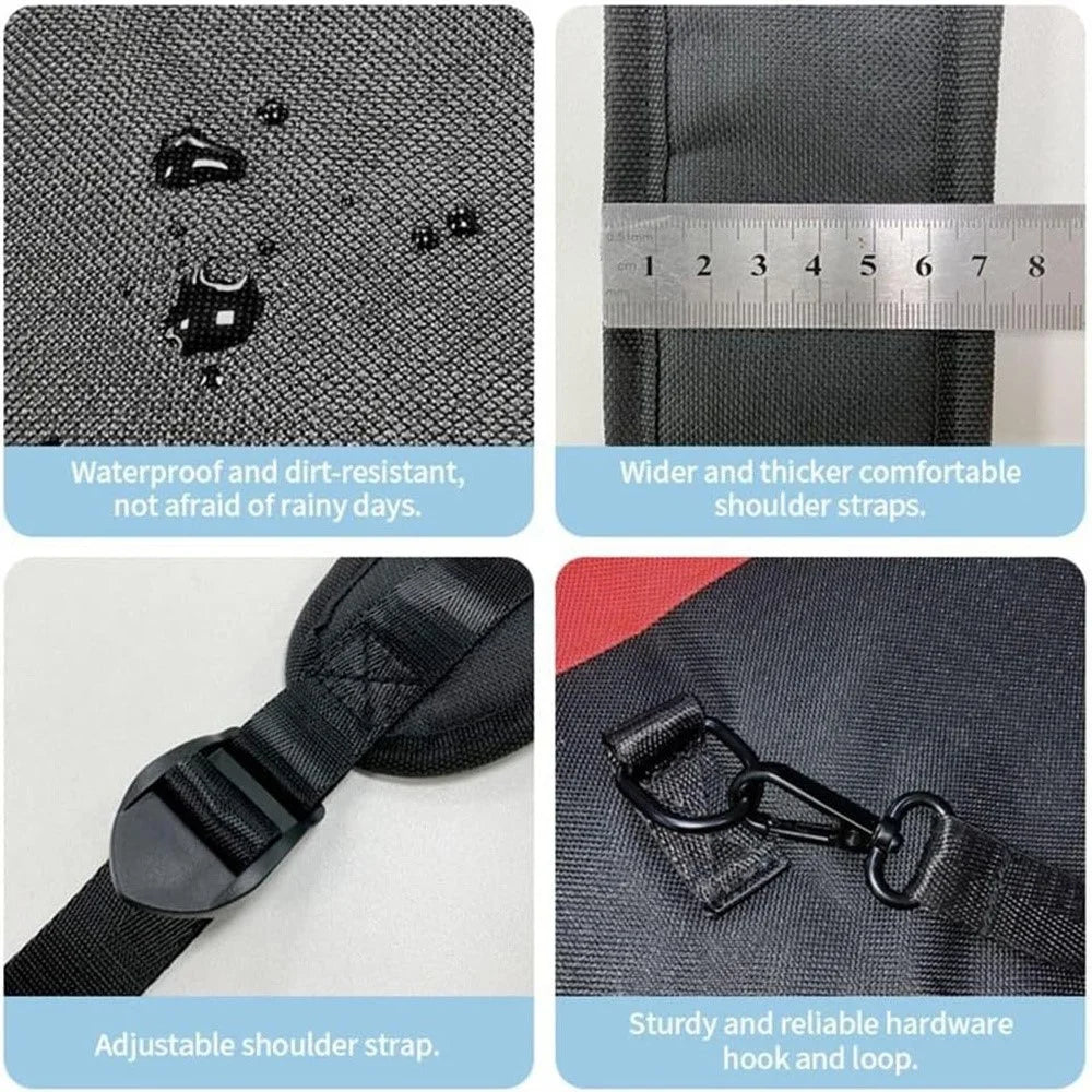 Pet Carrier Backpack for 15-25Kg Dog Front-Facing Carrier Adjustable Hands-Free Chest Bag Gift for Hiking / Biking / Camping, M Size - 5