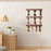 Wall Mounted Eyewear Organizer 3-Tier Wooden Sunglasses Display Rack - 2