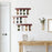 Wall Mounted Eyewear Organizer 3-Tier Wooden Sunglasses Display Rack - 5