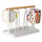 Iron Kitchen Cup Holder Rack Drainer Stand Mug Wine Glasses Countertop Organizer Storage Shelf - 1