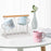 Iron Kitchen Cup Holder Rack Drainer Stand Mug Wine Glasses Countertop Organizer Storage Shelf - 3