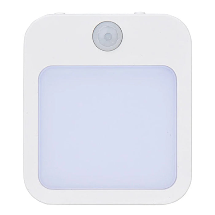 Motion Sensor Night Light Plug-In Warm White LED Stepless Dimmable Light for Bedroom Hallway Bathroom - EU Plug - 1