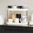 Desktop Cup Organizer Double Layer Draining Rack Glasses Mugs Holder Storage Shelf - 5