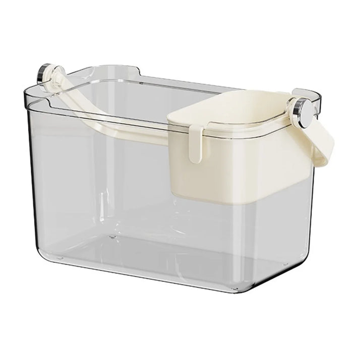 Portable Shower Bath Essentials Toiletries Storage Organizer Bathroom Tote Basket with Inner Small Basket - 1