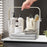 Portable Shower Bath Essentials Toiletries Storage Organizer Bathroom Tote Basket with Inner Small Basket - 4