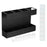 YH019-1 4 Slots Metal Straw Dispenser Organizer Rack Space Saving Kitchen Storage Shelf (Without Soft Magnetic Sheet) - 1