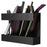YH019-1 4 Slots Metal Straw Dispenser Organizer Rack Space Saving Kitchen Storage Shelf (Without Soft Magnetic Sheet) - 2