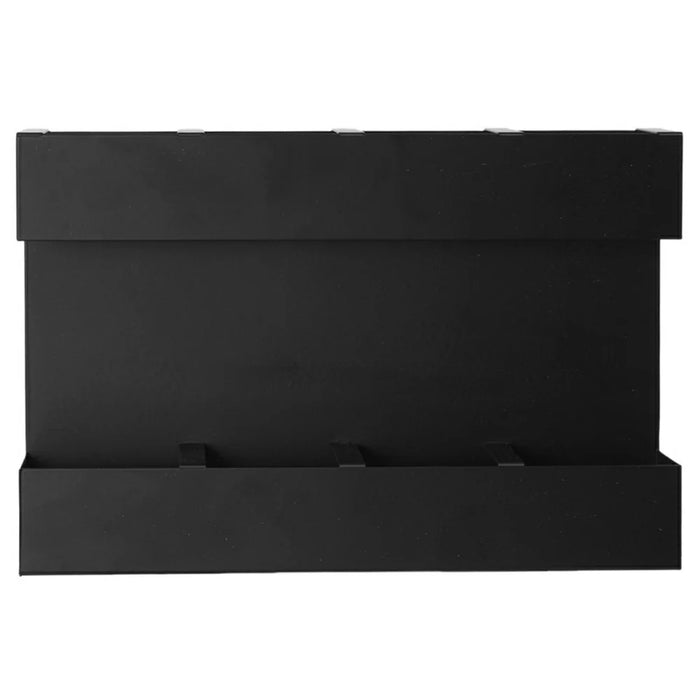 YH019-1 4 Slots Metal Straw Dispenser Organizer Rack Space Saving Kitchen Storage Shelf (Without Soft Magnetic Sheet) - 6