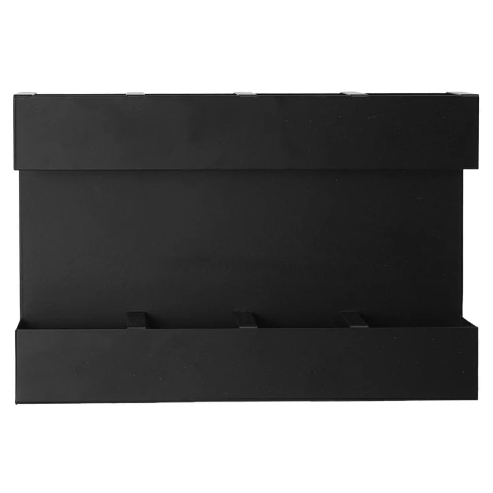 YH019-2 4 Slots Metal Straw Dispenser Organizer Rack Space Saving Kitchen Storage Shelf (With 12 Soft Magnetic Sheet) - 5