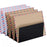 YH017 5 Slots Metal Desk Organizer File Sorter Space Saving Mail Document Storage Rack - 2