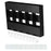YH016-1 5 Slots Metal Straw Dispenser Organizer Rack Space Saving Kitchen Storage Shelf (Without Soft Magnetic Sheet) - 1