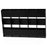 YH016-1 5 Slots Metal Straw Dispenser Organizer Rack Space Saving Kitchen Storage Shelf (Without Soft Magnetic Sheet) - 2