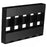 YH016-1 5 Slots Metal Straw Dispenser Organizer Rack Space Saving Kitchen Storage Shelf (Without Soft Magnetic Sheet) - 3