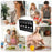 YH016-1 5 Slots Metal Straw Dispenser Organizer Rack Space Saving Kitchen Storage Shelf (Without Soft Magnetic Sheet) - 4