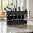 YH016-1 5 Slots Metal Straw Dispenser Organizer Rack Space Saving Kitchen Storage Shelf (Without Soft Magnetic Sheet) - 6