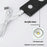 30cm RGB Motion Sensor Closet Light Bar Magnetic Rechargeable Under Cabinet Night Lamp - Black - 3