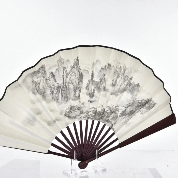 Acrylic Folding Fan Display Stand Holder For Handheld Fans Organizer Assemblable Storage Rack Transparent Showcase - 7