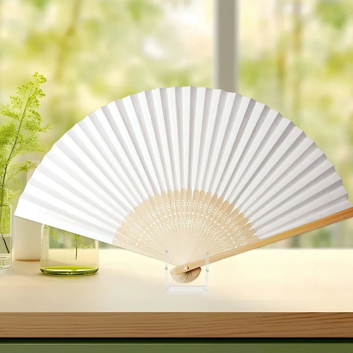 Acrylic Fan Display Stand For Folding Fans Organizer Rack Holder Storage Showcase - 3