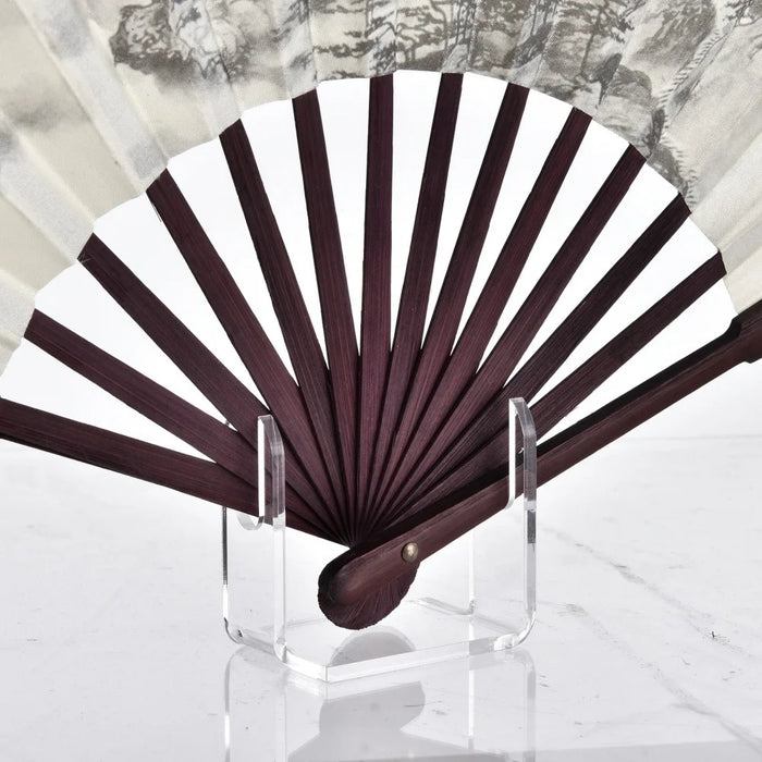 Acrylic Fan Display Stand For Folding Fans Organizer Rack Holder Storage Showcase - 4