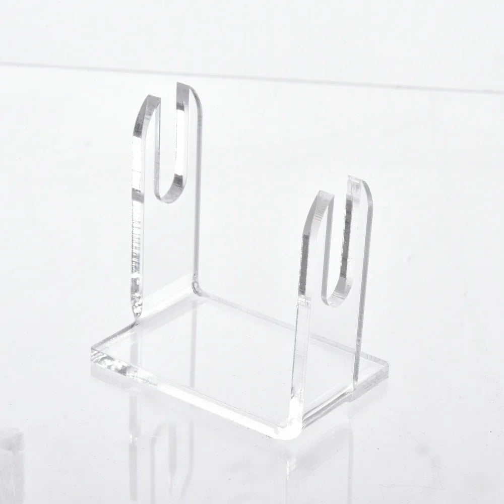 2PCS Acrylic Fan Display Stand For Folding Fans Holder Organizer Rack Transparent Showcase - 6