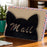 Cat Shaped Acrylic Mail Organizer Office Home Desktop Letter Storage Stand Document Holder - Black - 6
