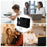 Cat Shaped Acrylic Mail Organizer Office Home Desktop Letter Storage Stand Document Holder - Black - 7