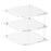 YX165 3 Tier Space Saving Acrylic Corner Organizer Kitchen Bathroom Countertop Storage Shelf - 1