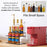 YX164 Acrylic 2 Tier Coffee Syrup Bottle Organizer Kitchen Countertop Spice Wine Storage Rack - 4