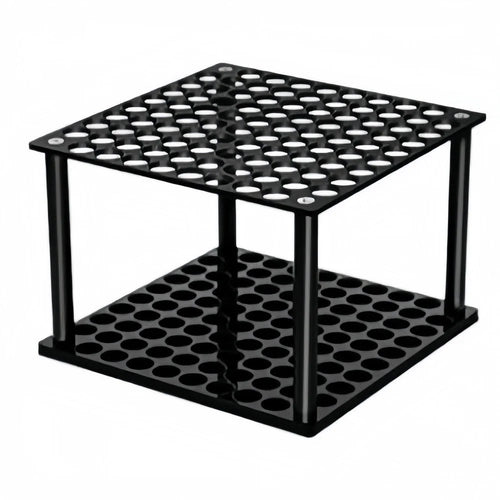 YX163 96 Holes Acrylic Paint Brush Holder Storage Rack Pencils Calligraphy Brushes Organizer Stand - Black - 1