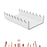 YX159-1 Clear Acrylic Makeup Brush Holder Desktop Organizer Single / Double Ended Brushes Display Storage Stand - 1