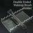 YX159-2 2Pcs Clear Acrylic Makeup Brush Holder Desktop Organizer Single / Double Ended Brushes Display Storage Stand - 6