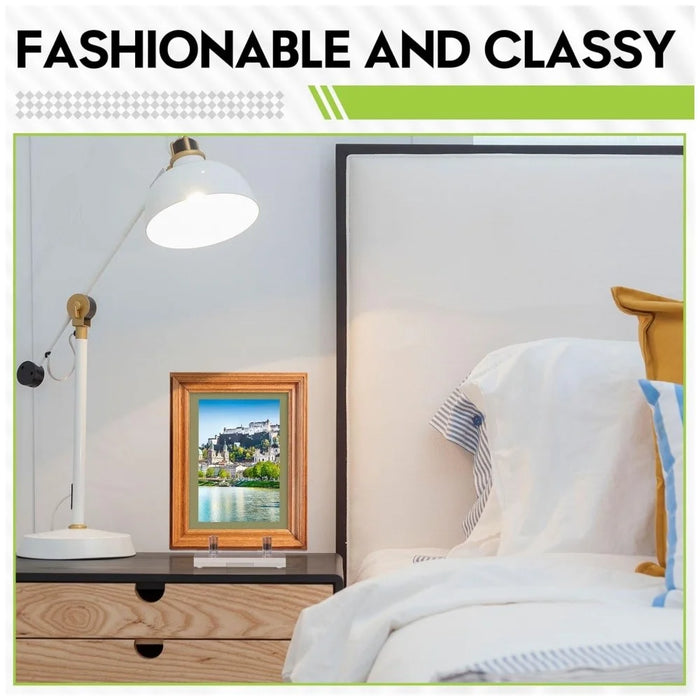 YX157 Clear Acrylic Display Stand Photo Book Painting Holder Multi-Purpose Easel - 6
