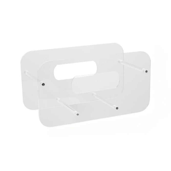 YX156 Acrylic Plate Holder Organizer Cutting Board Storage Rack Kitchen Countertop Stand - 7