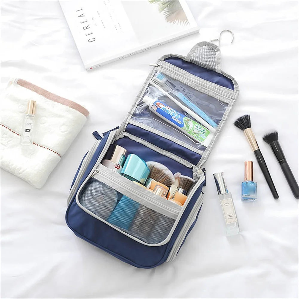 RH530 Portable Travel Multi-pocket Toiletry Bag Makeup Cosmetics Storage Bag - Pink - 6