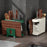 Multifunctional Kitchen Organizer Rack for Knives Chopsticks Cutting Boards Storage Rack with Sharpener - Blackish Green - 3