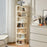 7 Tier Shoe Rack Home Entryway Corner Space Saving Narrow Shoe Organizer PP Storage Shelf - 2