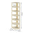 7 Tier Shoe Rack Home Entryway Corner Space Saving Narrow Shoe Organizer PP Storage Shelf - 5