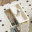 3-Tier Classroom Desk Side Book Storage Rack PP Stationery Organizer with Drawer - 4