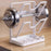 2 Tier No Drilling Wall Mounted Pot Lid Organizer Carbon Steel Cutting Board Holder Kitchen Storage Rack - White - 2