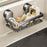 Kitchen Sink Organizer Suction Cup Space Aluminum Dish Sponge Holder Wall Mounted Draining Rack - 1