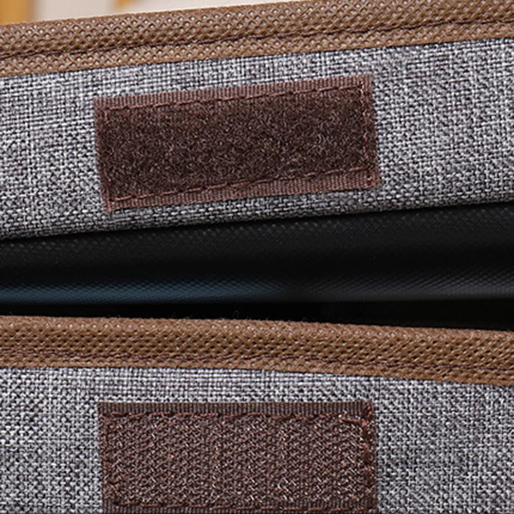 WEEKEIGHT TB-0753 Small Size 13 Grids Underwear Bras Socks Dust-proof Storage Box - Khaki - 4