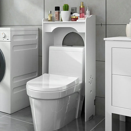 ZW0074-1 Bathroom Toilet Storage Rack Floor Standing Organizer Shelf for Washroom / Toilet / Bathroom - 1