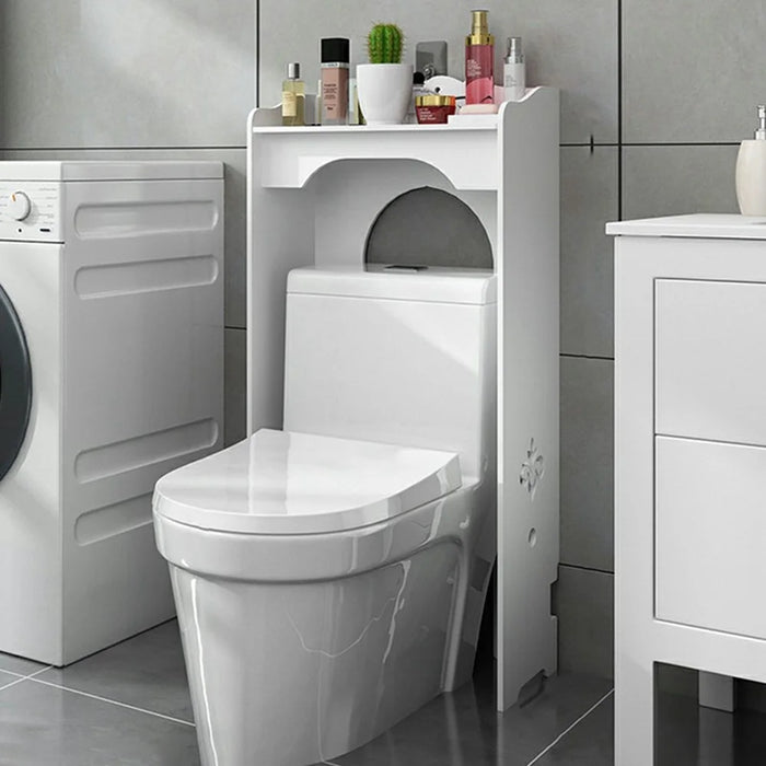 ZW0074-1 Bathroom Toilet Storage Rack Floor Standing Organizer Shelf for Washroom / Toilet / Bathroom - 1