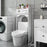 ZW0074-2 Bathroom Toilet Storage Rack Floor Standing Organizer Shelf for Washroom - 1