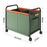 Size XL Bedroom Living Room Oxford Cloth Storage Cart Toy Organizer Large Capacity Sorting Basket - Green - 2