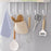 6 Tier Refrigerator Side Organizer Space Saving No Drilling Carbon Steel Kitchen Storage Rack - White - 4